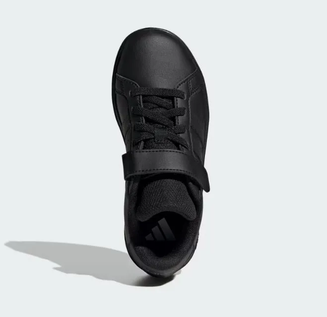 .Adidas KIDS Grand Court 2.0 EL - BLACK/BLACK/GREY - (IH5530) - YG - R2L12