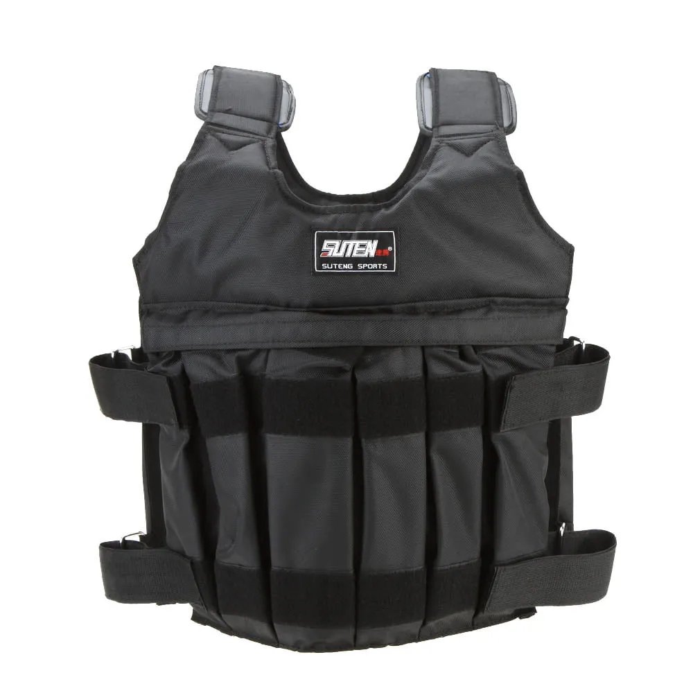 Adjustable Weighted Vest, Max Loading 110 Lb