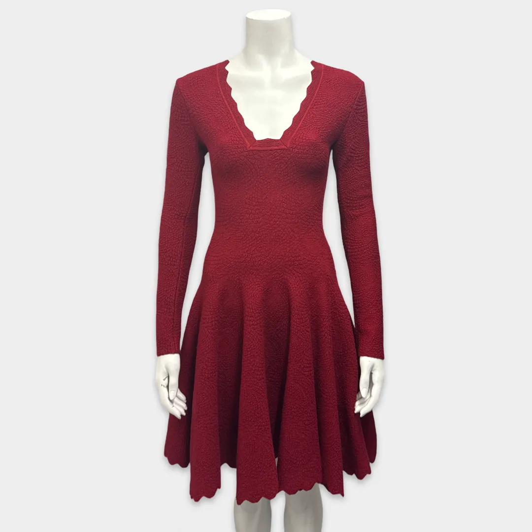 Alaia Red wool Dress