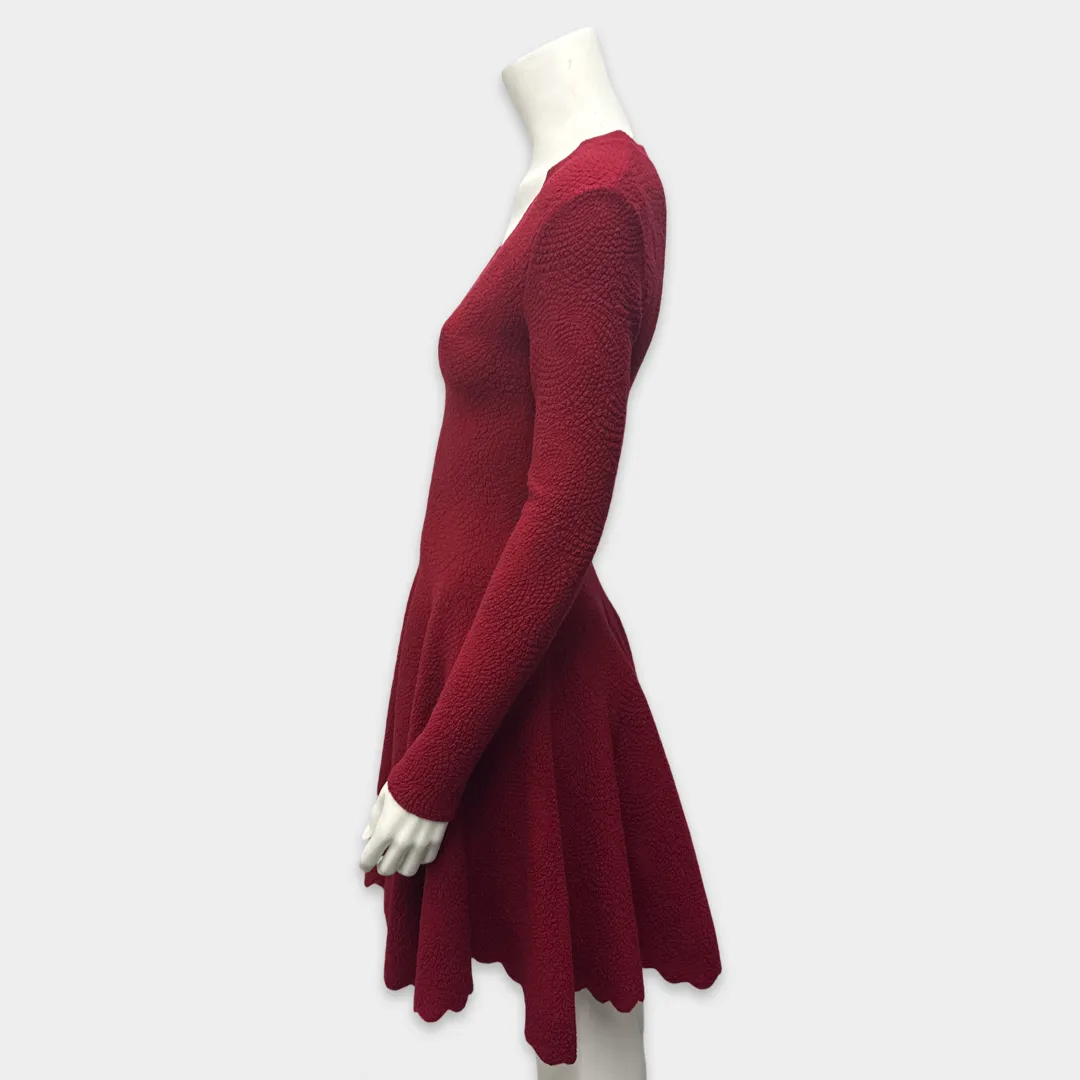 Alaia Red wool Dress