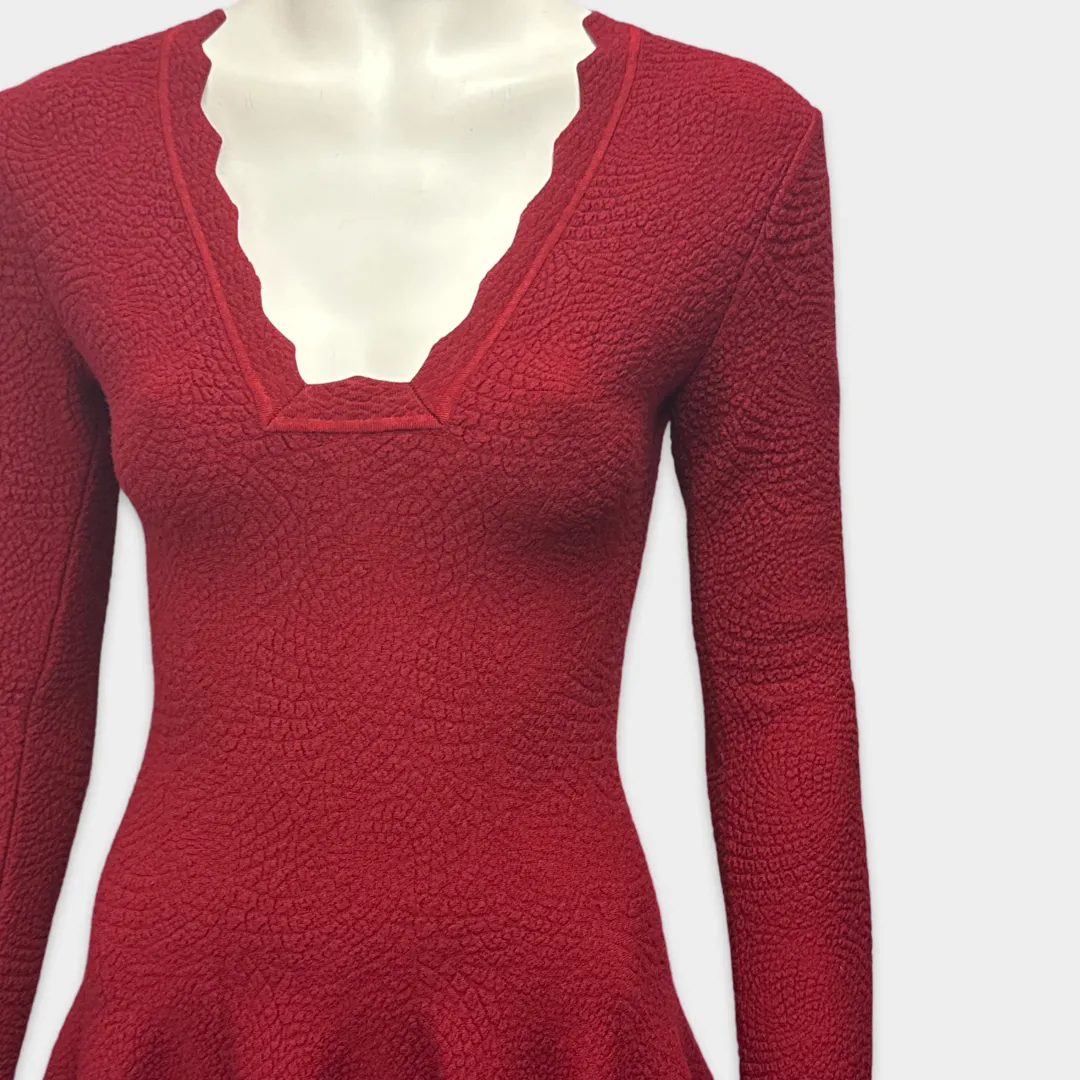 Alaia Red wool Dress