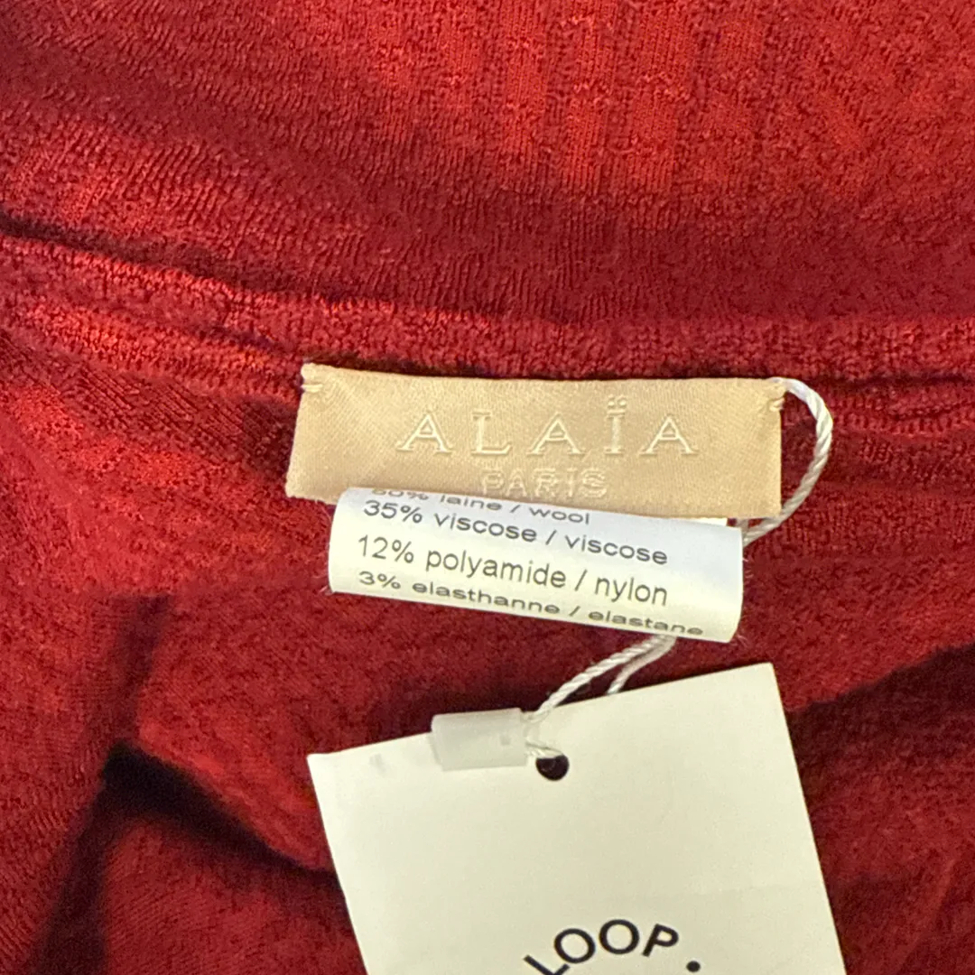 Alaia Red wool Dress