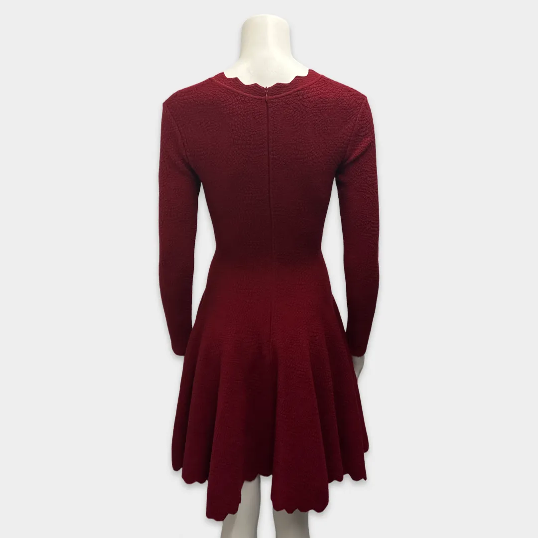 Alaia Red wool Dress