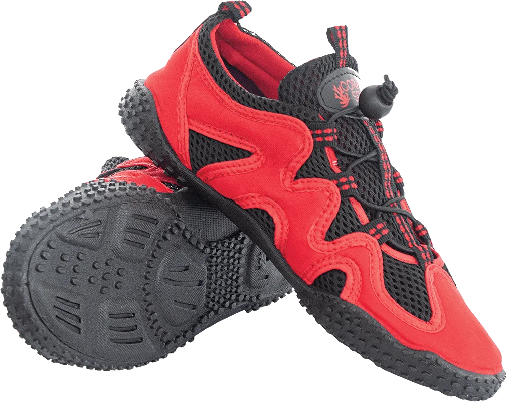 Alder Kids Coral Soul Water Shoes (Red) (J5-J13)