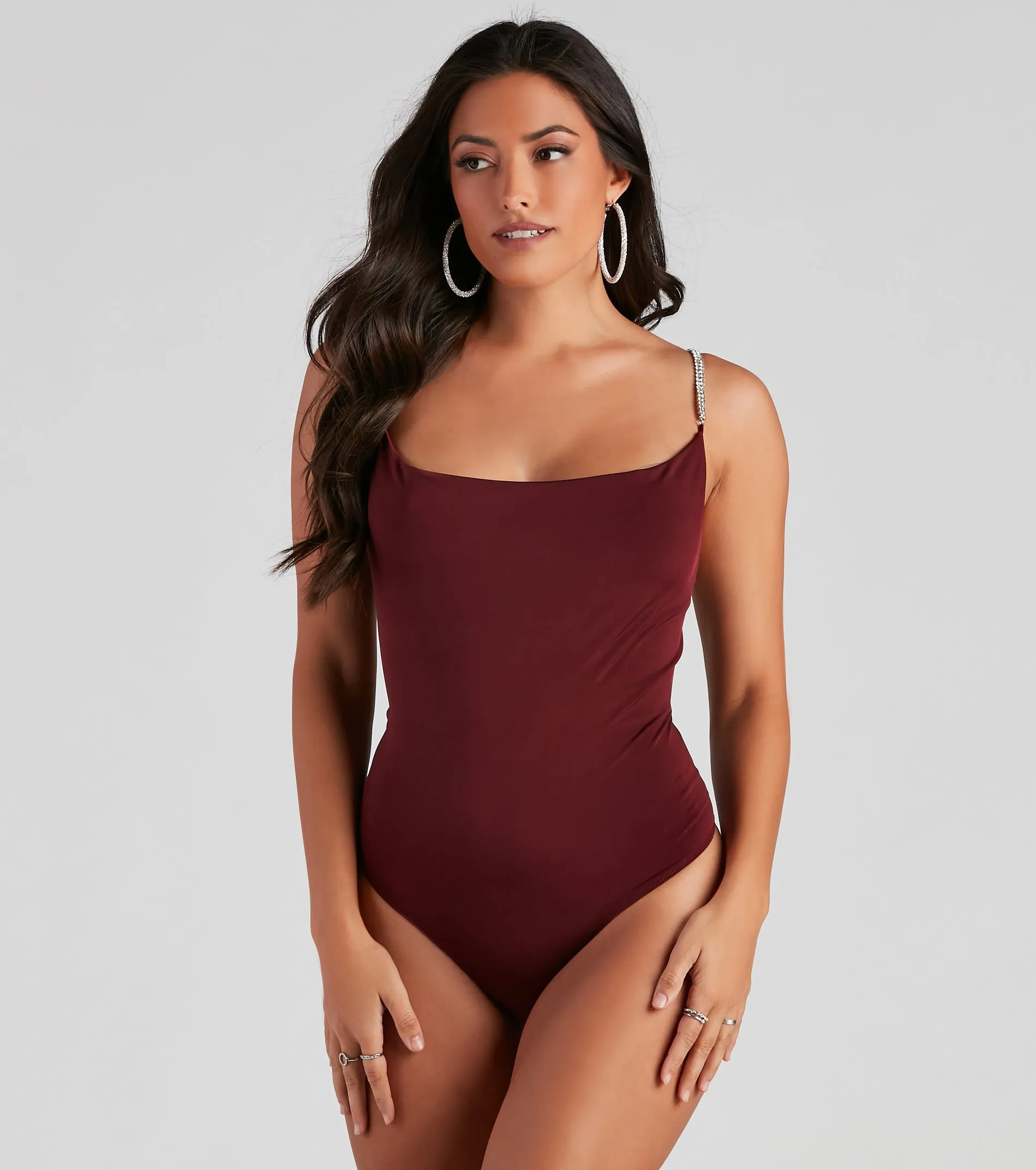 All That Glistens Cowl Neck Bodysuit