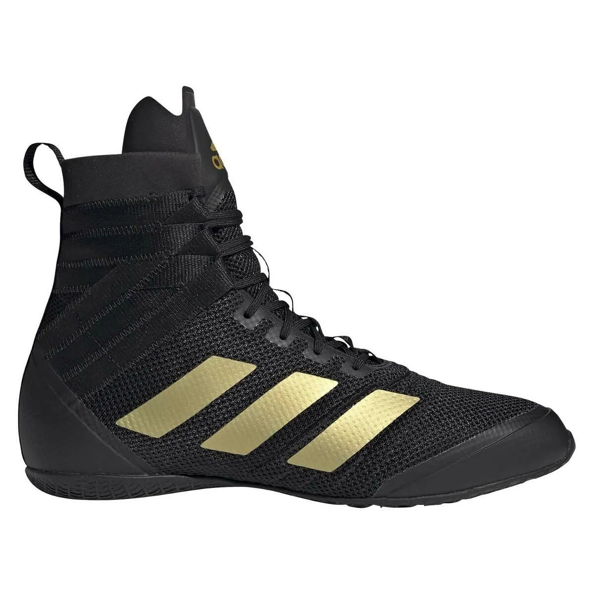 Black-Gold Adidas Speedex 18 Boxing Boots