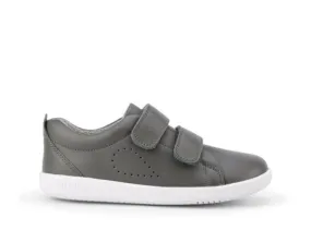 Bobux KP Grass Court Switch Smoke (Silver Black) Trainers