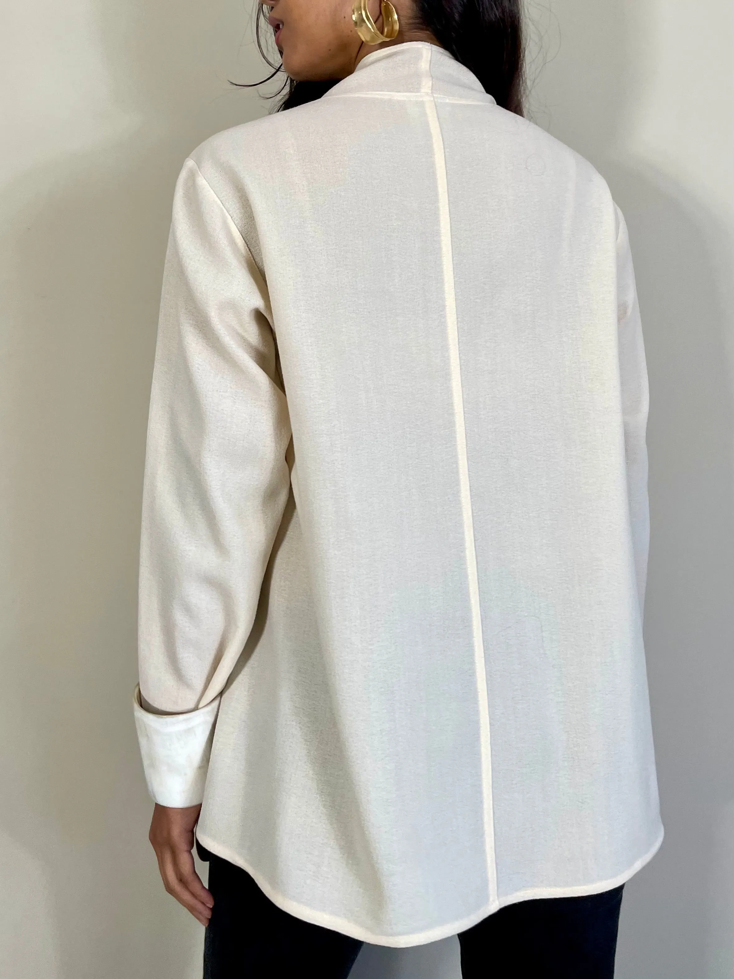 Bowie, Cowl neck cream top