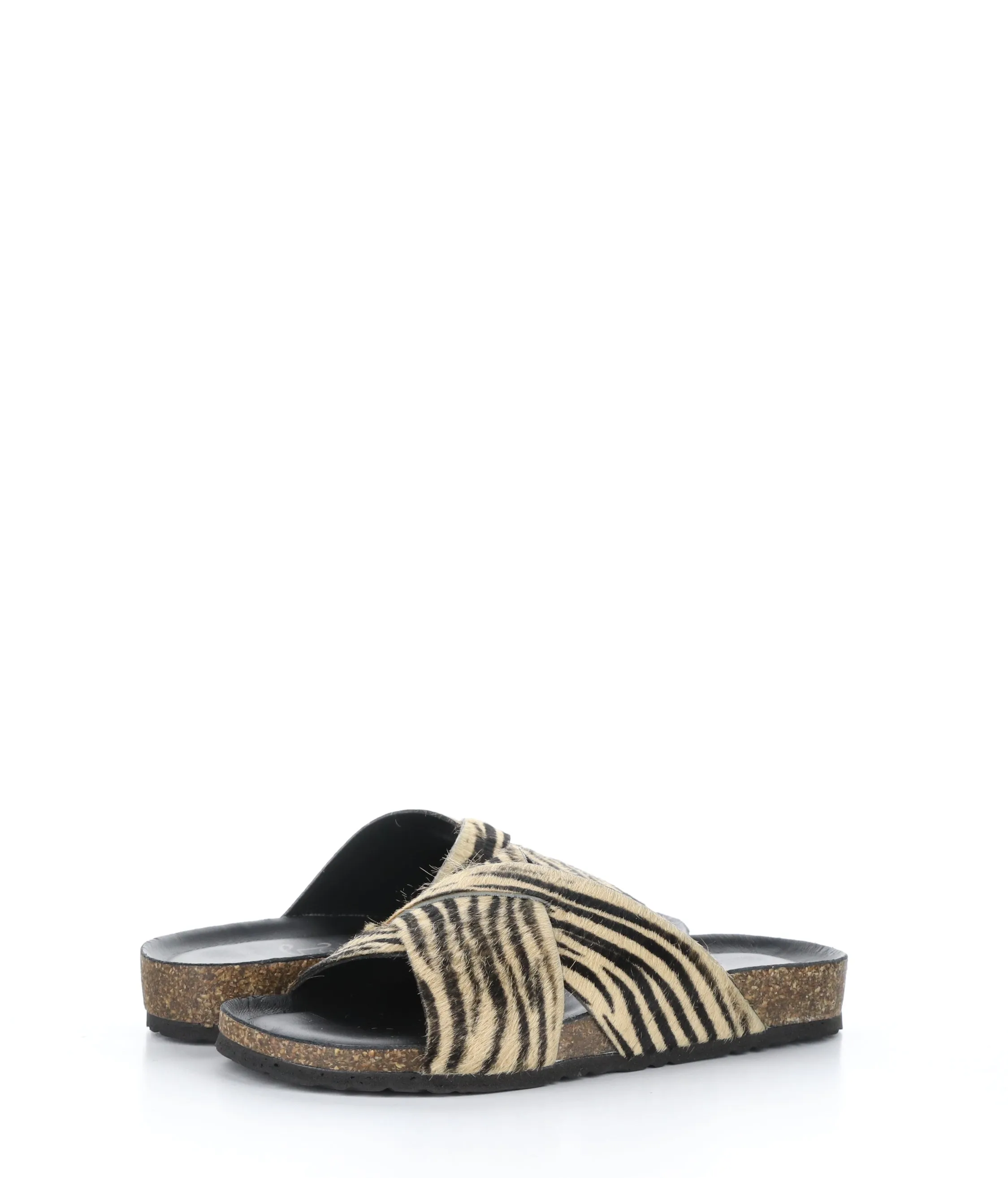 CAVA CHAMPAGNE/BLACK Slip-on Mules
