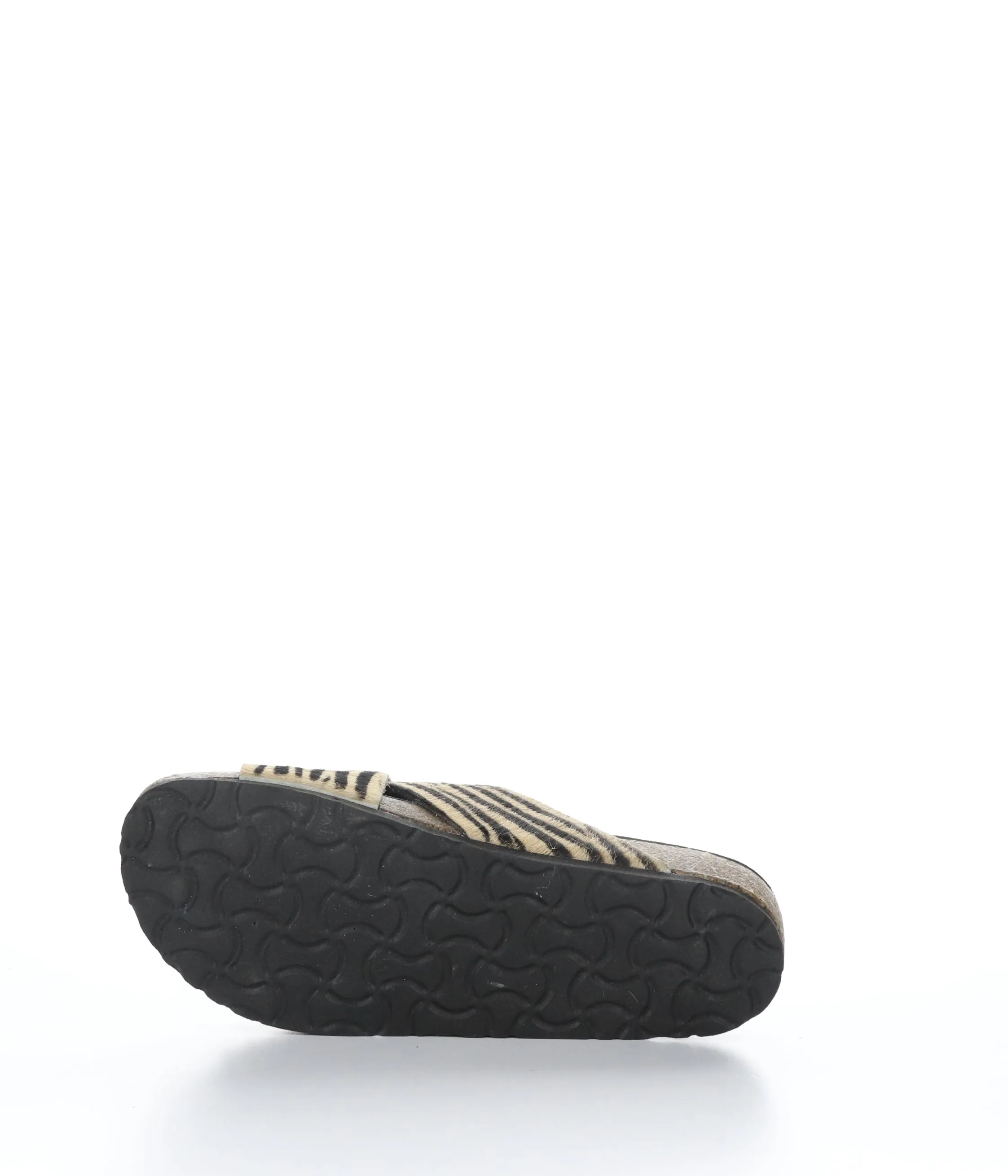 CAVA CHAMPAGNE/BLACK Slip-on Mules|CAVA Mules �� Enfiler in Blanc