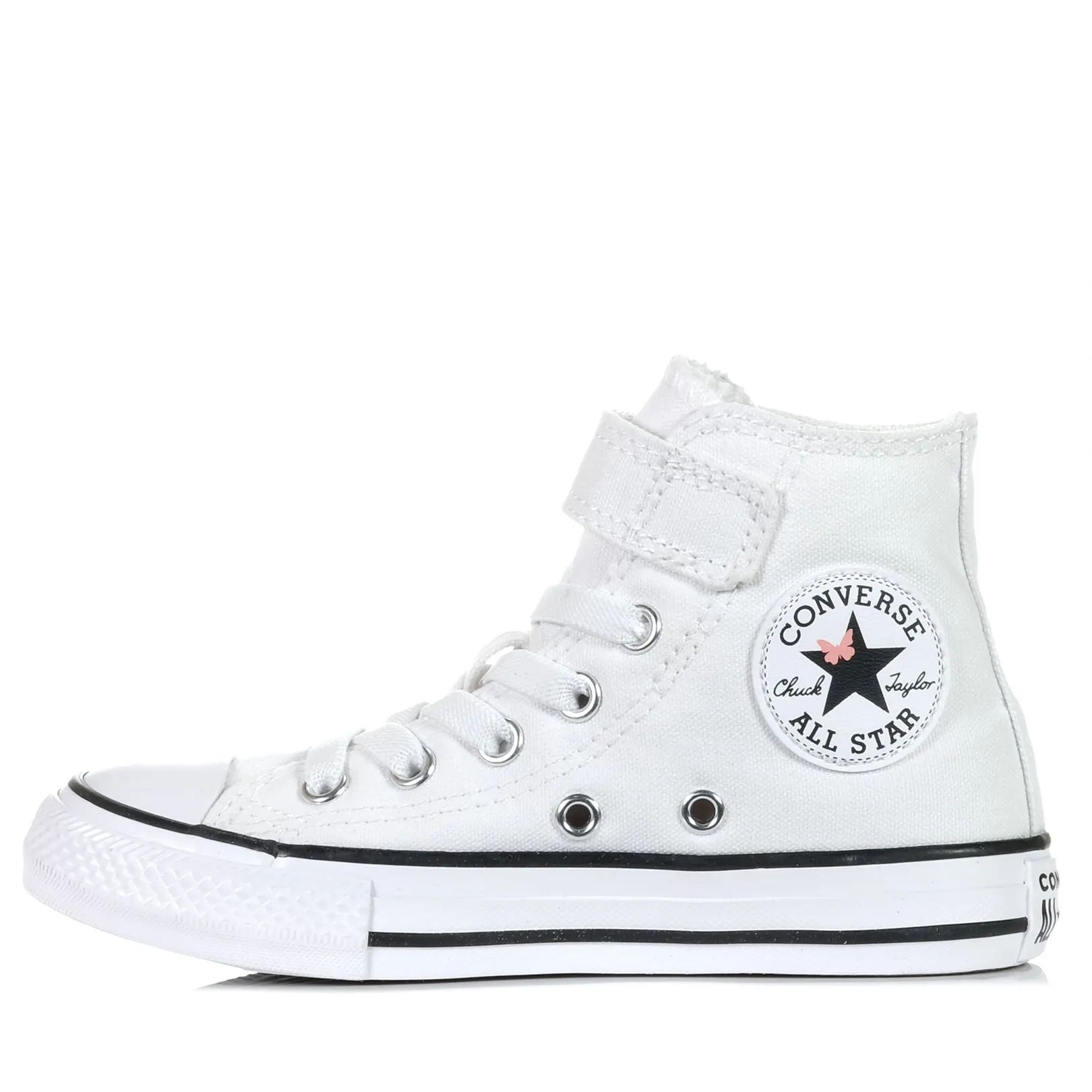 Converse All Star Easy On Butterflies High White