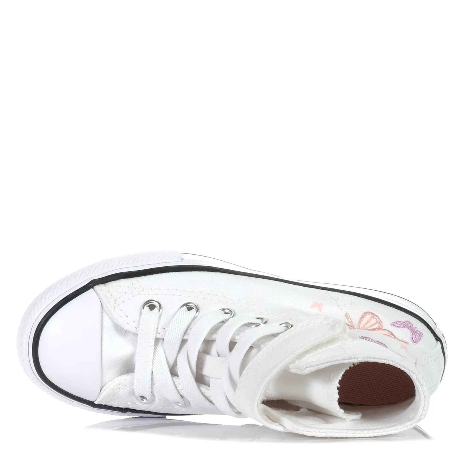 Converse All Star Easy On Butterflies High White