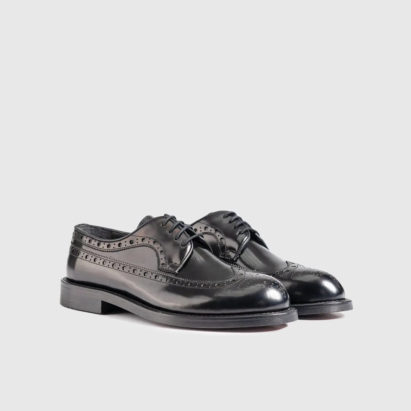 Dress Oxfords Wingtips 124-10 Black
