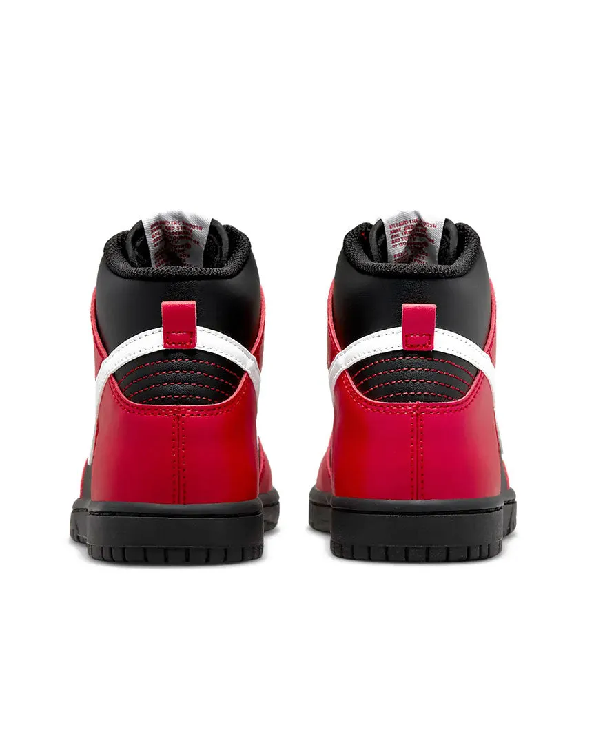 Dunk High (PS) Black  Red