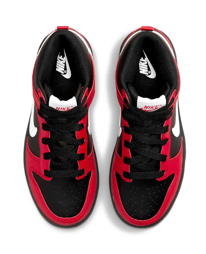 Dunk High (PS) Black  Red