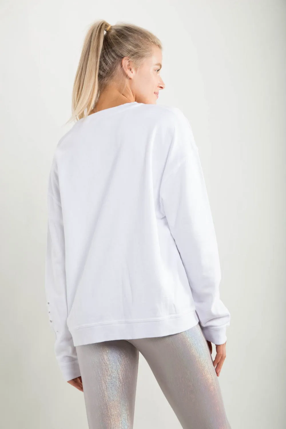 Edgy Distressed Sweatshirt