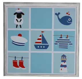 Epic Graffiti "Baby Sailor" Kid's Framed Wall Art, 12" x 12"