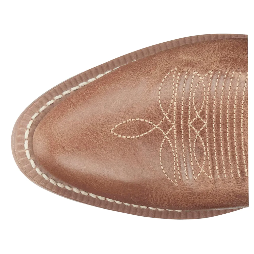 Evelyn 15 Inch Embroidered Round Toe Cowboy Boots