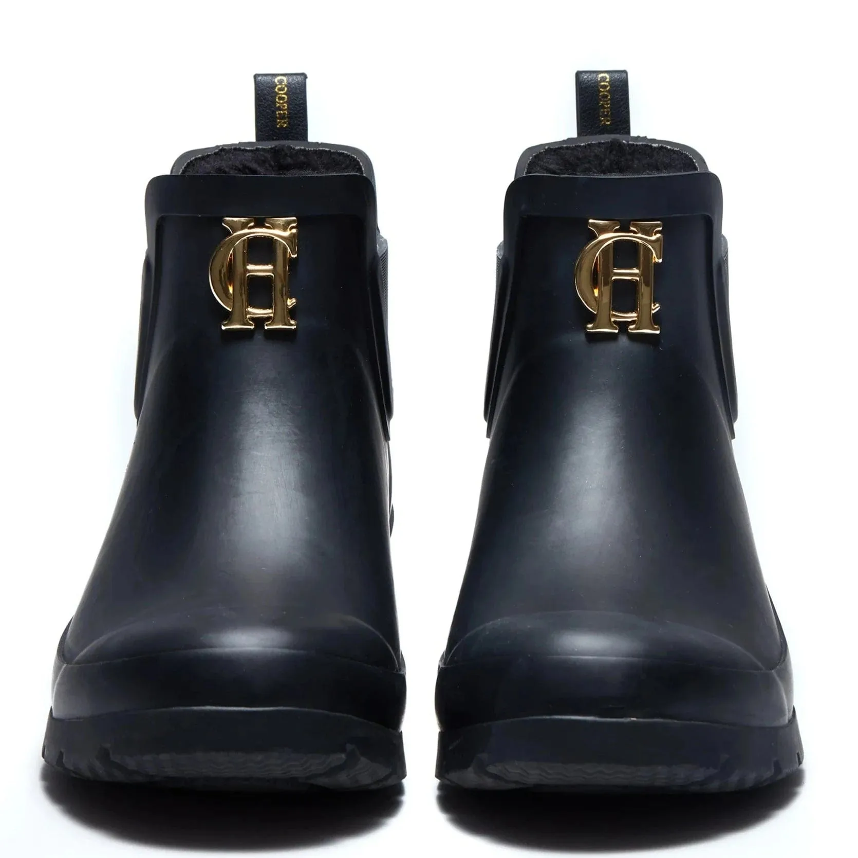 Holland Cooper Rubber Chelsea Boot In Black