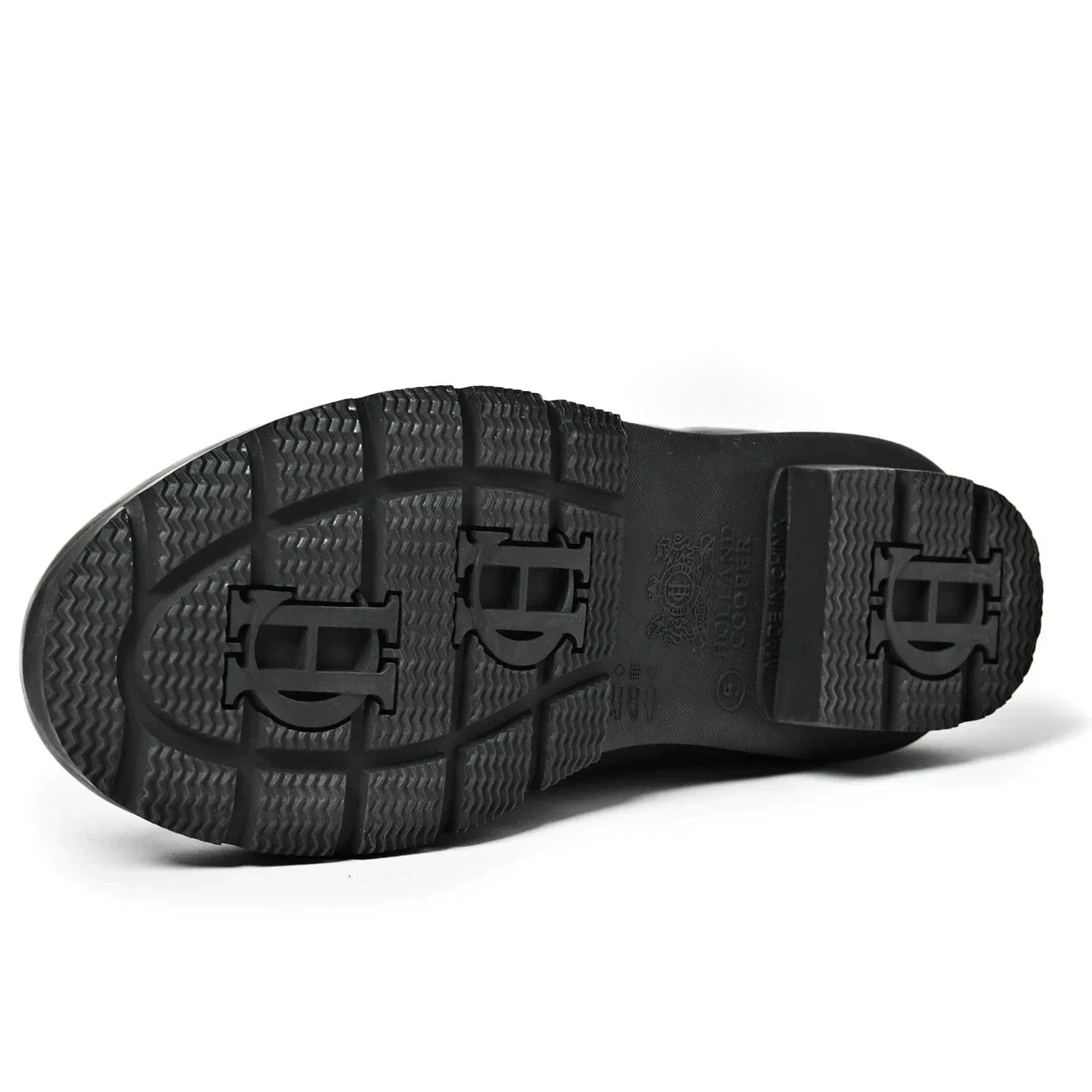 Holland Cooper Rubber Chelsea Boot In Black
