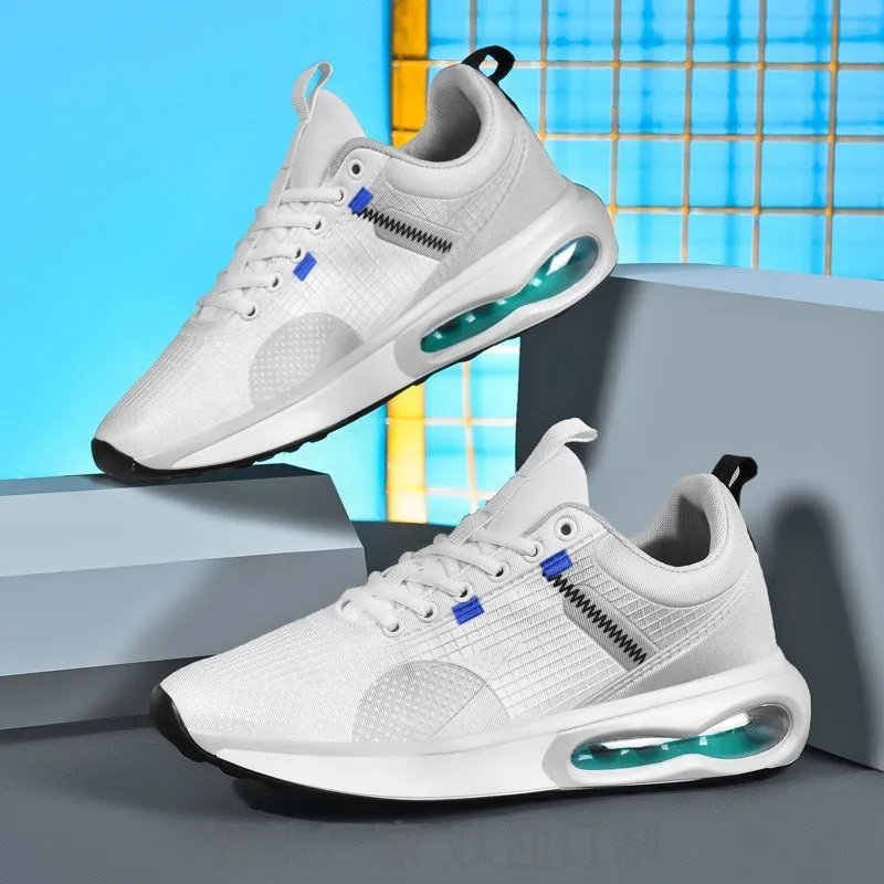 Hollow Single Layer Mesh Surface Shoes Real Popcorn Sports Men's Shoes