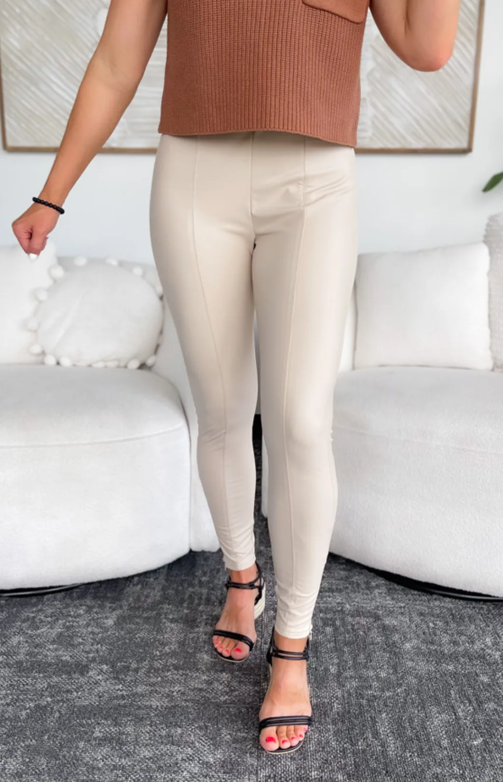 Joanna Leather Pants