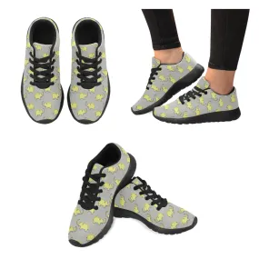 Kid's Doodled Elephant Casual Print Canvas Sneakers