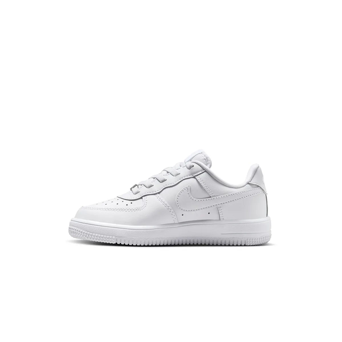 Kids Force 1 Low Easyon 'Triple White'