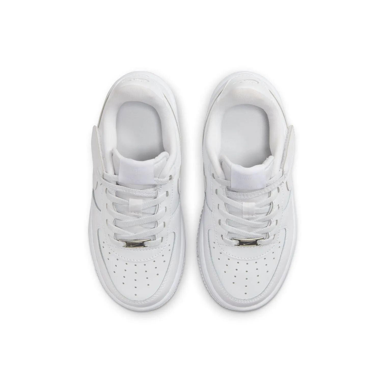 Kids Force 1 Low Easyon 'Triple White'