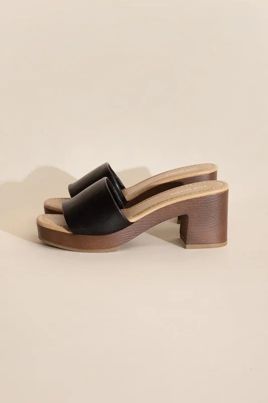 LAUREN Mule Heels