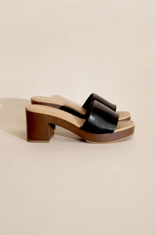 LAUREN Mule Heels