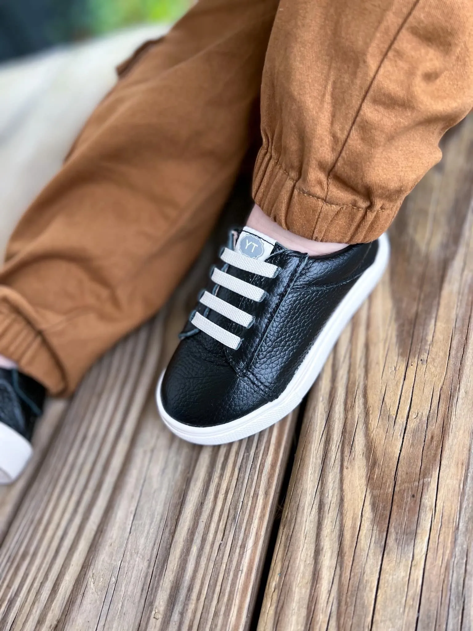 Low Top Sneakers (Tennis Shoes) - Onyx (Black)
