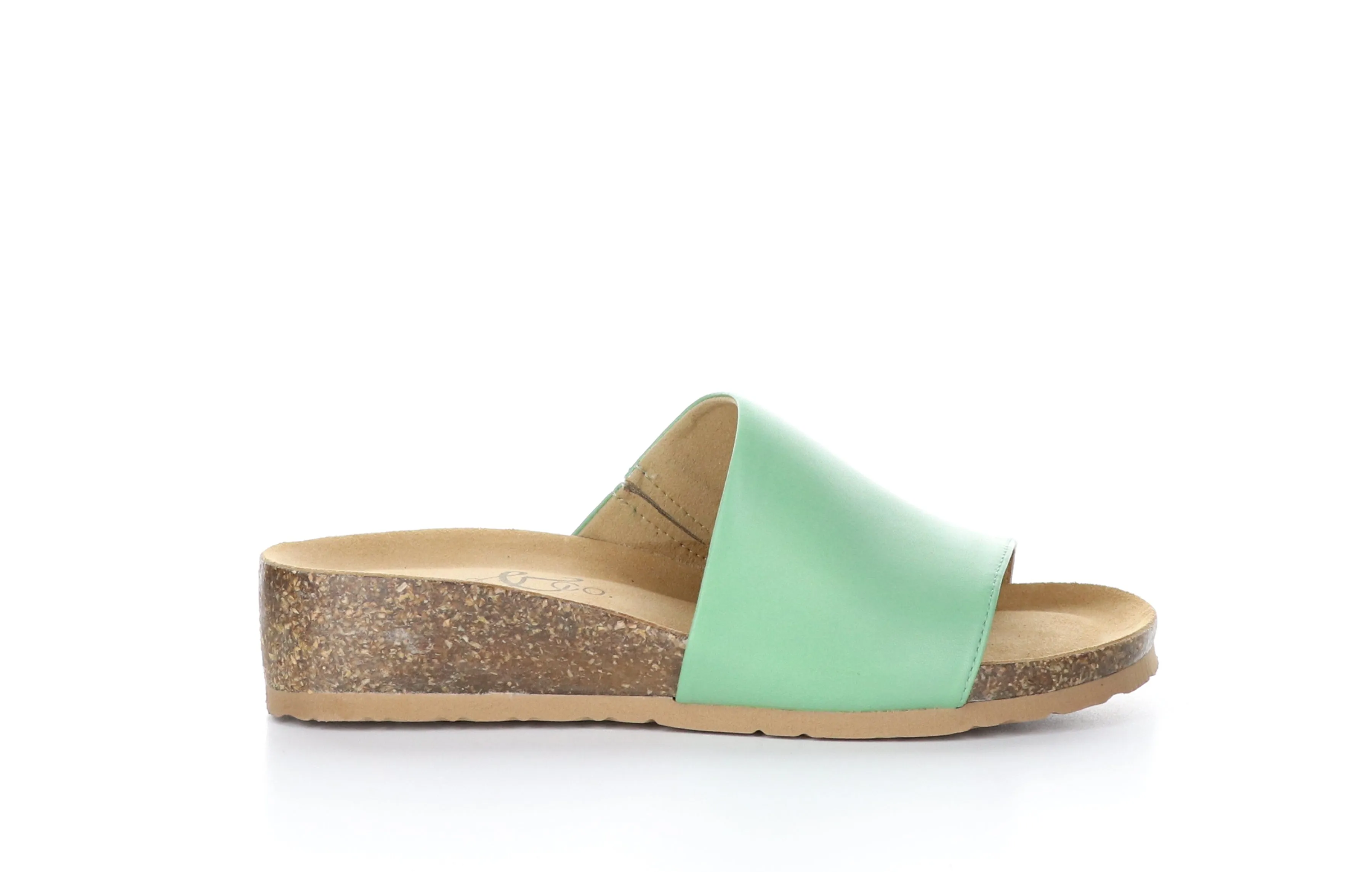 LUX Mint Open Toe Mules