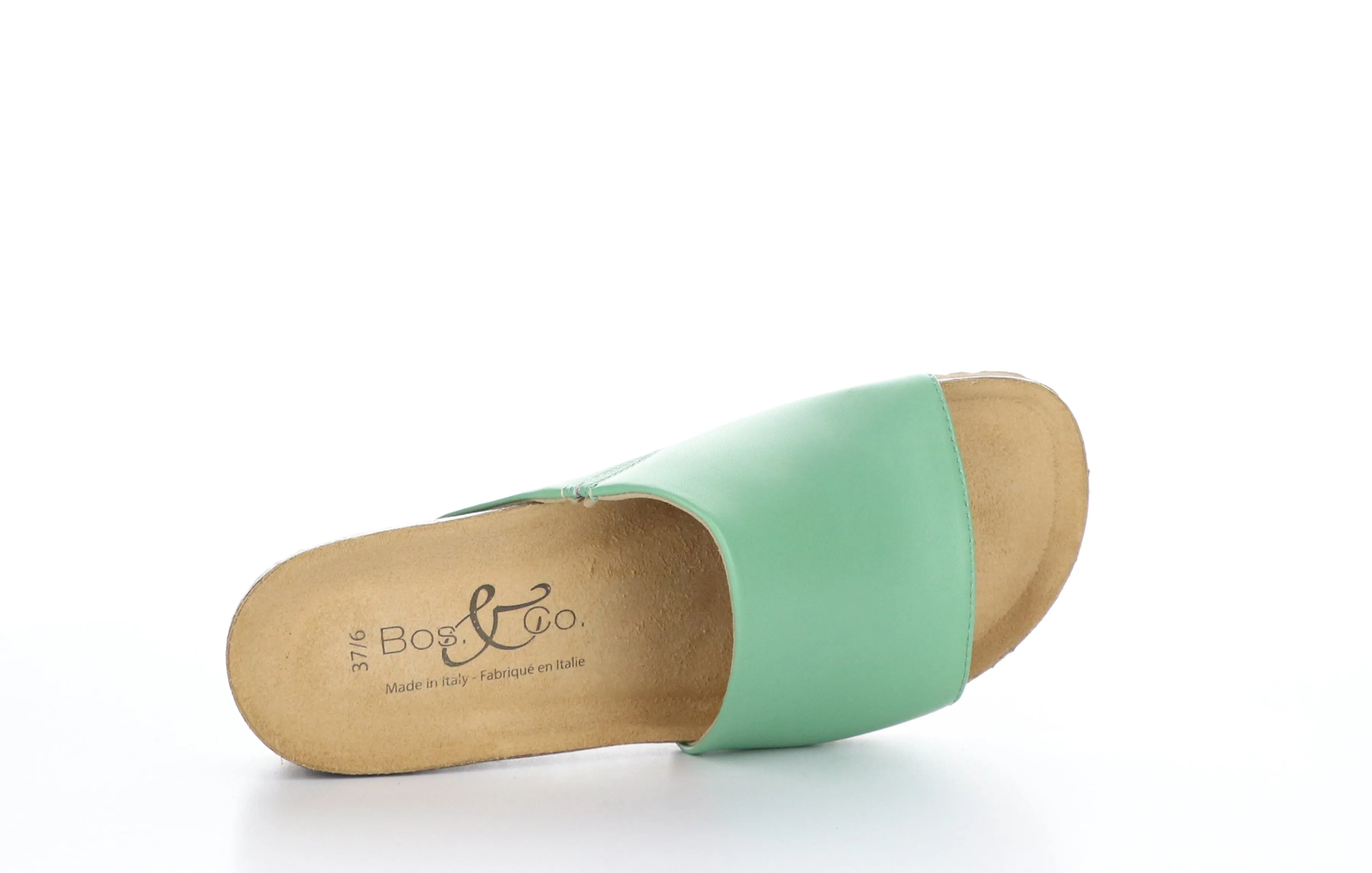 LUX Mint Open Toe Mules