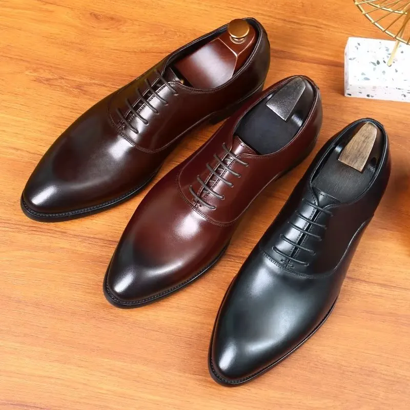 LuxeVelle Couture Brocade Oxfords
