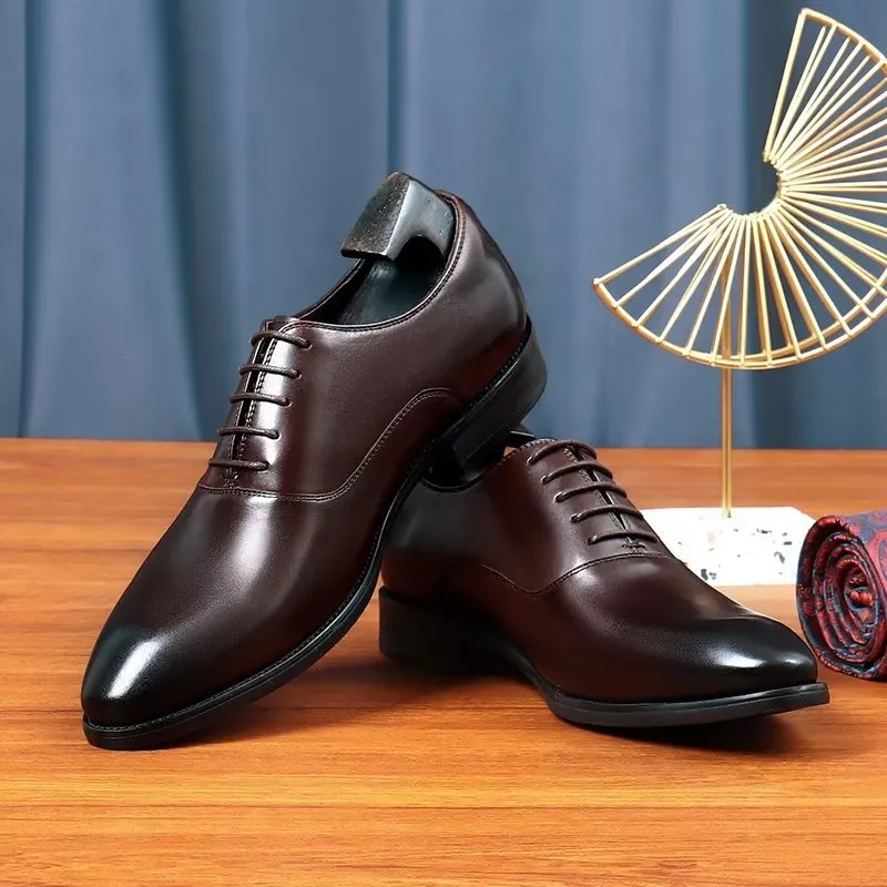 LuxeVelle Couture Brocade Oxfords