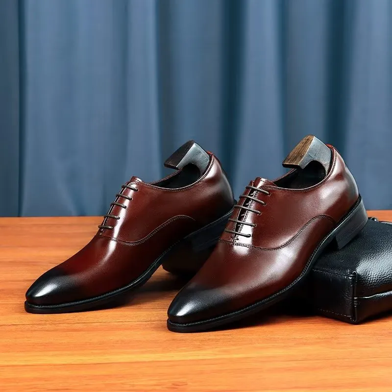 LuxeVelle Couture Brocade Oxfords