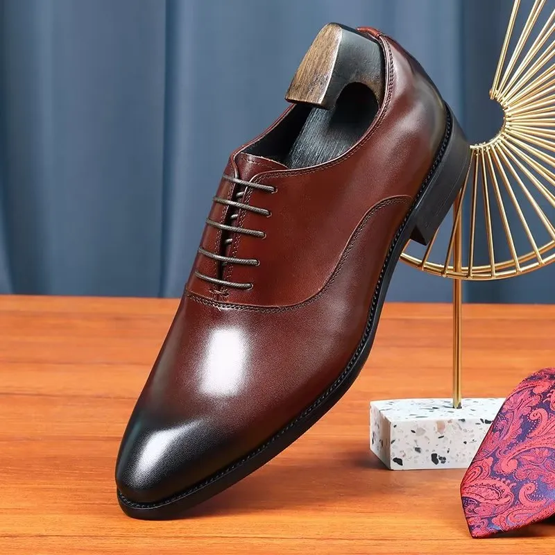 LuxeVelle Couture Brocade Oxfords