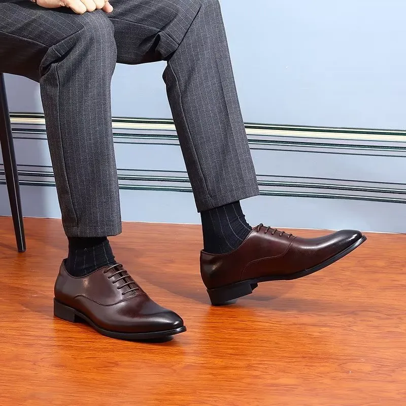 LuxeVelle Couture Brocade Oxfords