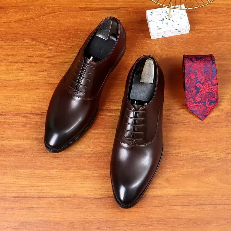 LuxeVelle Couture Brocade Oxfords