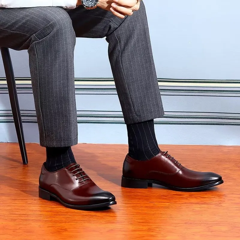 LuxeVelle Couture Brocade Oxfords