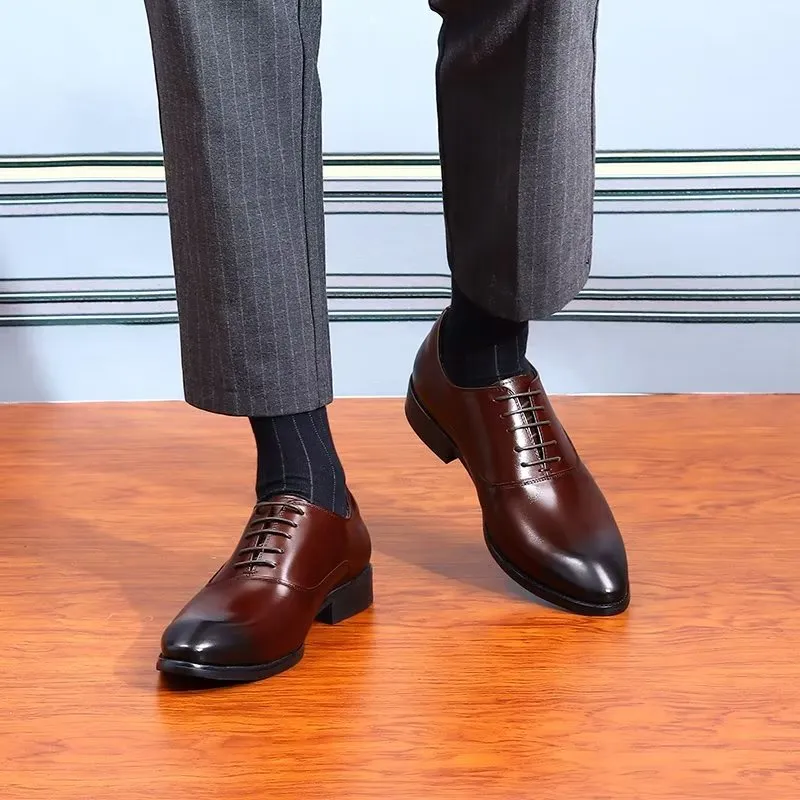 LuxeVelle Couture Brocade Oxfords