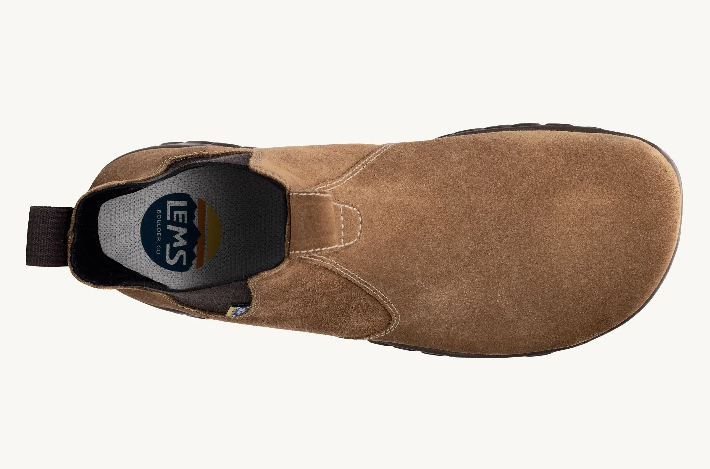 Men's Chelsea Suede Barefoot Boot