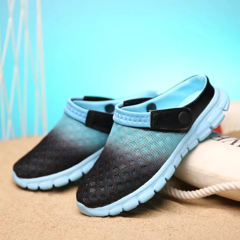 Men's Quick Dry Casual Home Slippers Couple Garden Mules