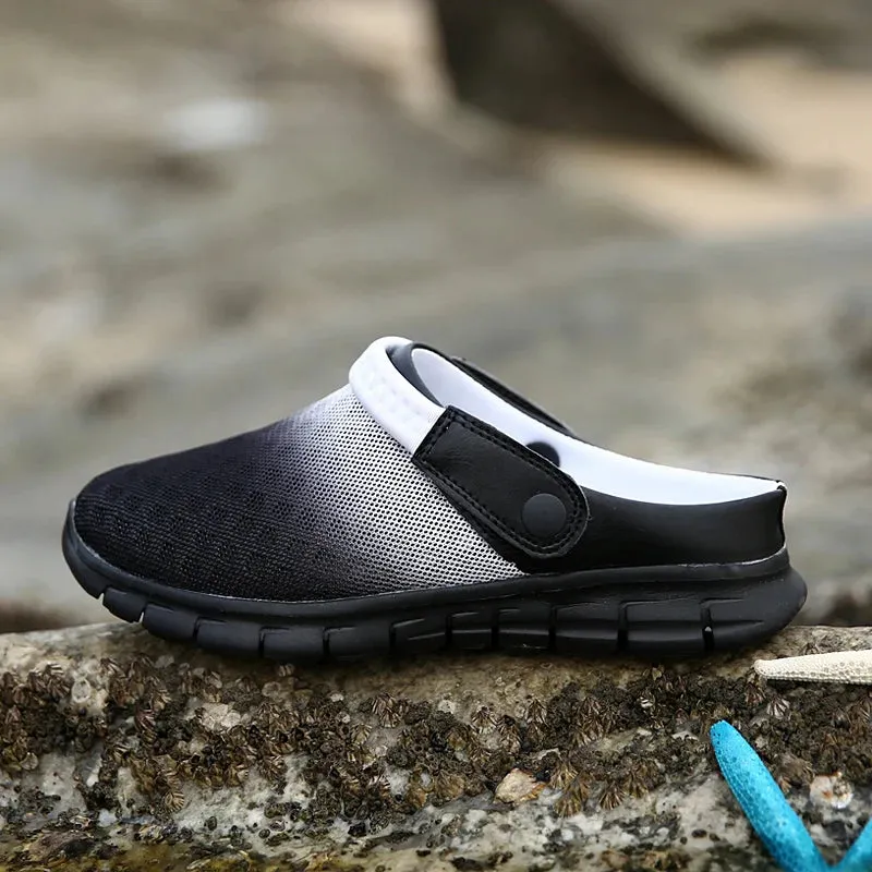 Men's Quick Dry Casual Home Slippers Couple Garden Mules