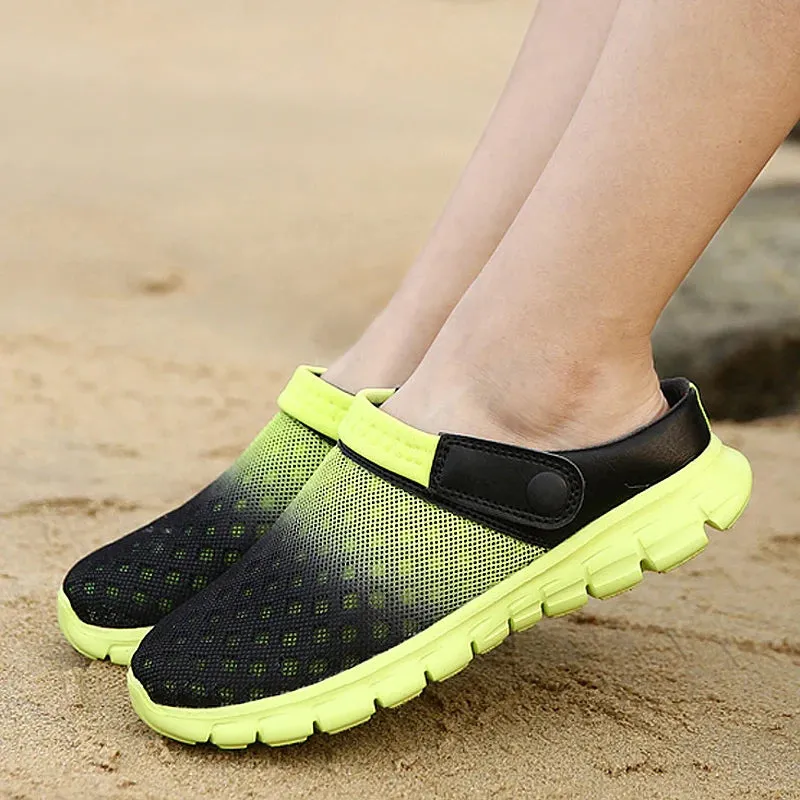 Men's Quick Dry Casual Home Slippers Couple Garden Mules