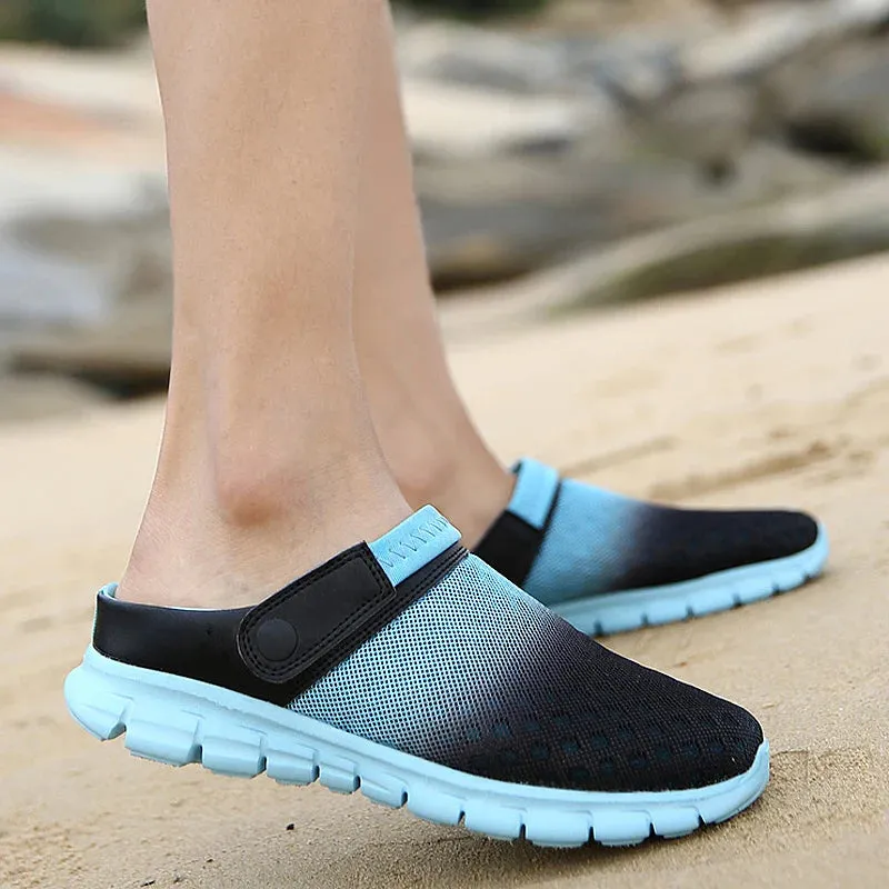Men's Quick Dry Casual Home Slippers Couple Garden Mules
