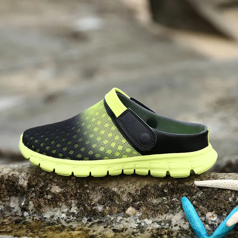 Men's Quick Dry Casual Home Slippers Couple Garden Mules