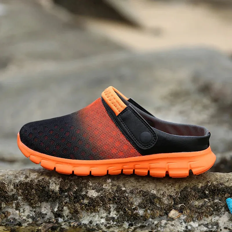 Men's Quick Dry Casual Home Slippers Couple Garden Mules