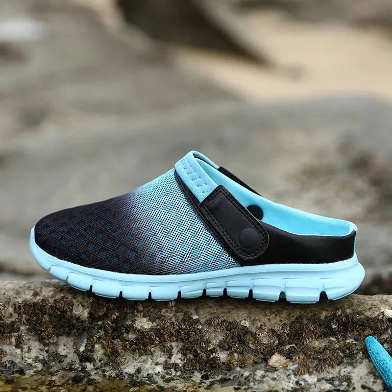 Men's Quick Dry Casual Home Slippers Couple Garden Mules